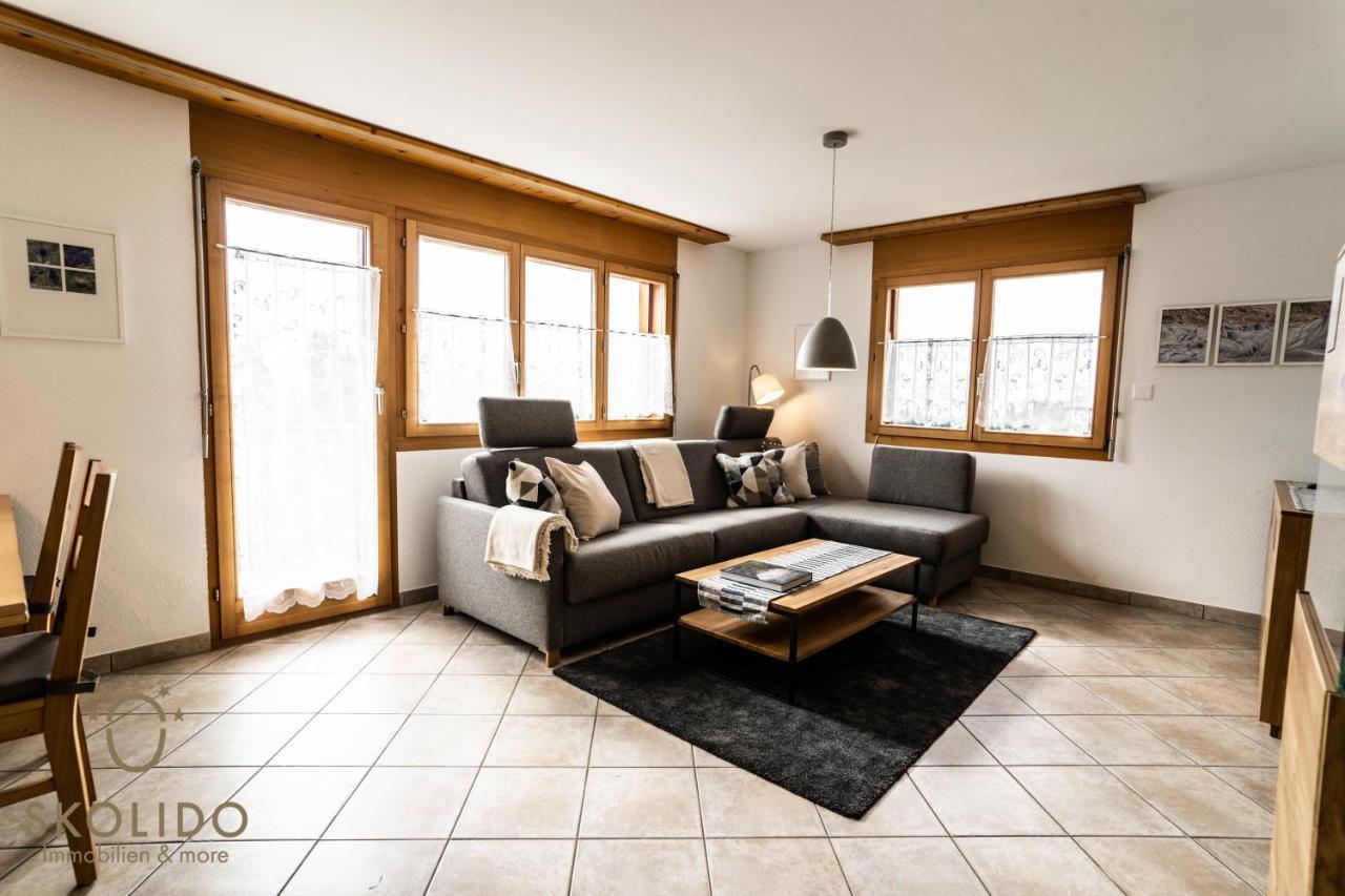 Haus Lotus, Riederalp Moosfluhbahn公寓 外观 照片
