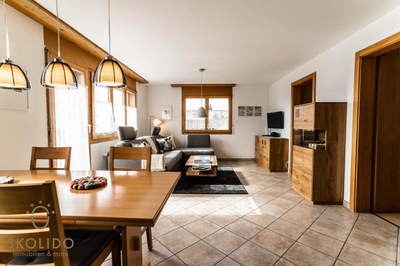 Haus Lotus, Riederalp Moosfluhbahn公寓 外观 照片